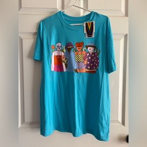 NWT Target pride 2023 Anjelica colliard med & LG light blue w/people on front